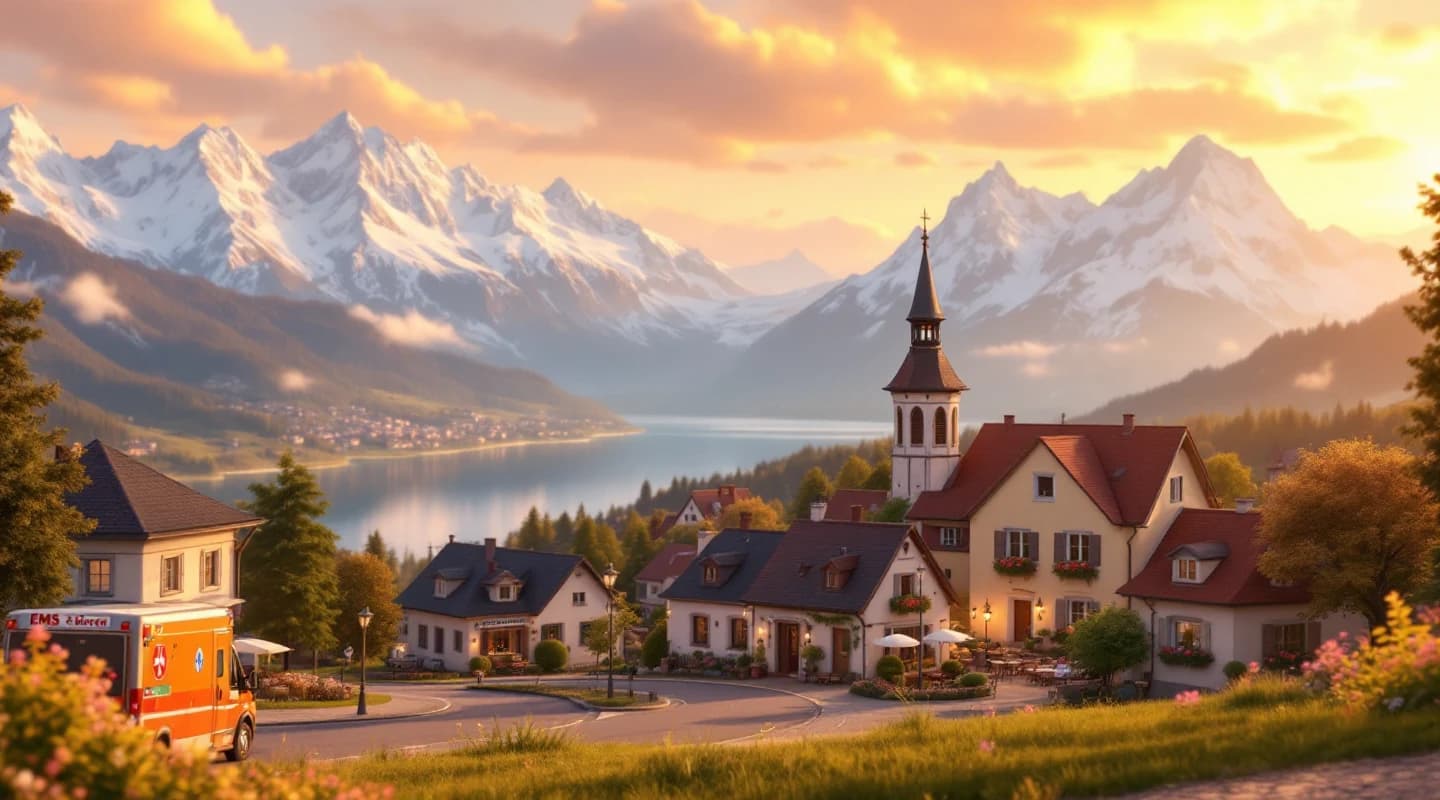 St. Hofen — die fiktive Kleinstadt am Alpensee